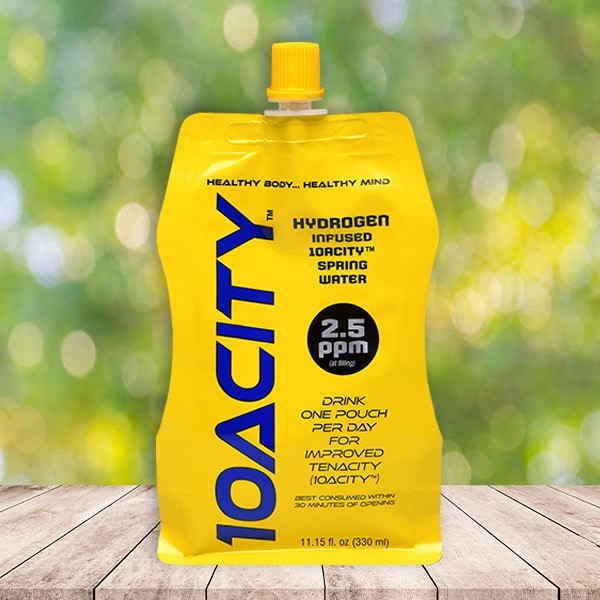 10ACITY™ Hydrogen-Infused Natural Spring Water 2.5ppm Antioxidant - 30 POUCHES